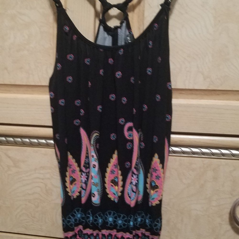Rampage Paisley print strappy halter